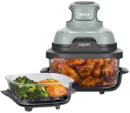 Fritadeira Air Fryer CRISPi 4 - EM - 1 3.8L 1700W (Verde Sálvia) - NINJA