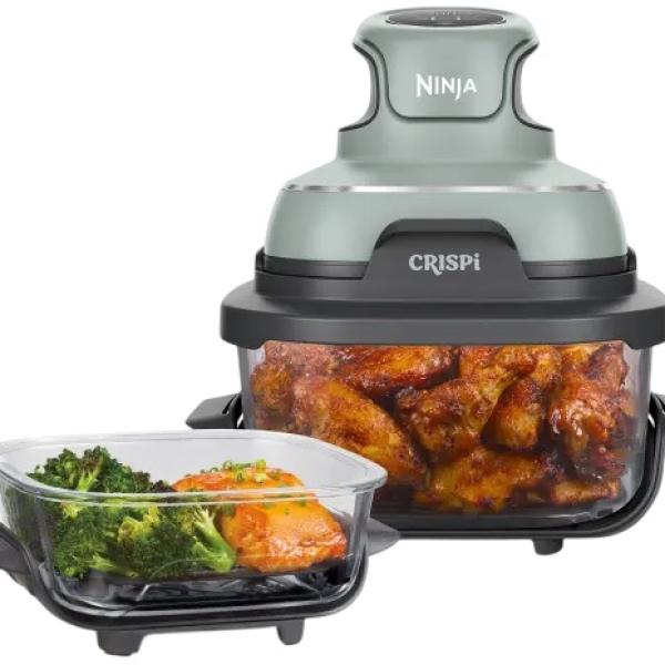 Fritadeira Air Fryer CRISPi 4 - EM - 1 3.8L 1700W (Verde Sálvia) - NINJA