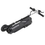 Trotinete Elétrica para Crianças + 7 Anos trotinete Dobrável com Altura Ajustável 24V Bateria Recarregável Velocidade até 12 km/h e Carga 50 kg 74x36x82,5 - 92,5 cm Preto