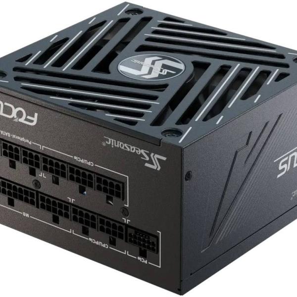 Fonte de Alimentação ATX Focus GX - 1000W V4 80 Plus Gold Full Modular (Preta) - SEASONIC