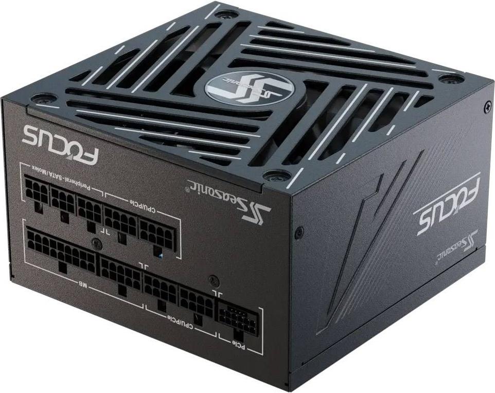 Fonte de Alimentação ATX Focus GX - 750W V4 ATX 3.1/PCIe 5.1 80 Plus Gold Full Modular - SEASONIC