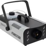 Máquina de Fumo 1500W 2,5L c/ 6 LED RGB - FONESTAR