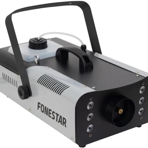 Máquina de Fumo 1500W 2,5L c/ 6 LED RGB - FONESTAR