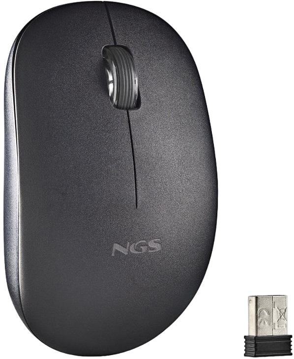 Rato RF Wireless Ótico FOG PRO 1000DPI (Preto) - NGS