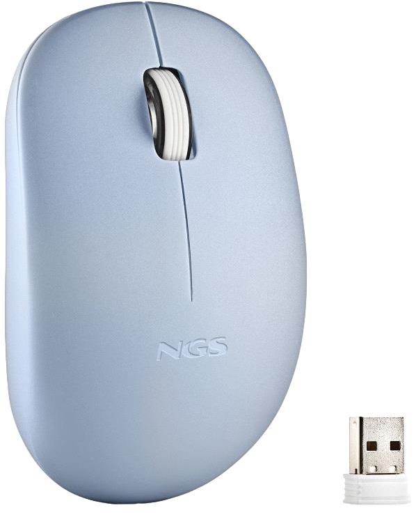 Rato RF Wireless Ótico FOG PRO 1000DPI (Azul) - NGS