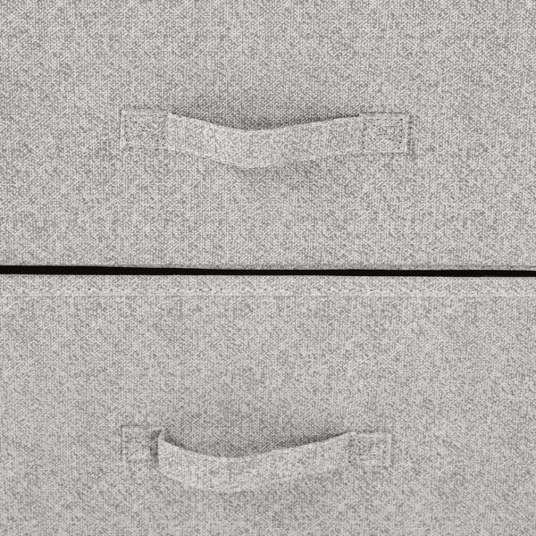 Cómoda Organizador com 4 Gavetas de tecido para sala de estar quarto 45x30x92cm