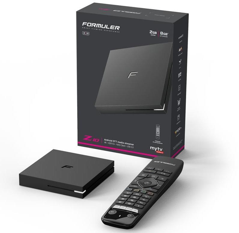 Receptor IPTV OTT Android 4K 2GB/8GB MyTVOnline 2 - FORMULER Z10