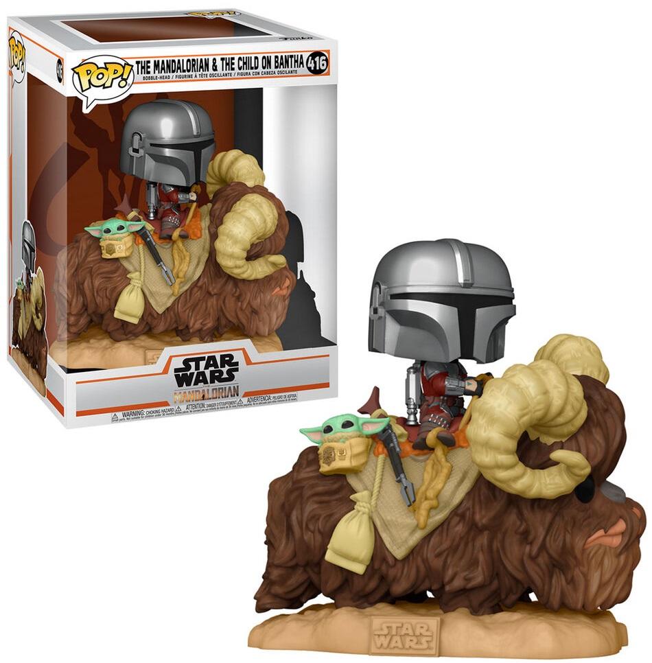 Figura Pop! The Mandalorian & The Child on Bantha Star Wars - FUNKO