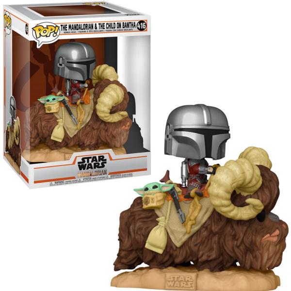Figura Pop! The Mandalorian & The Child on Bantha Star Wars - FUNKO