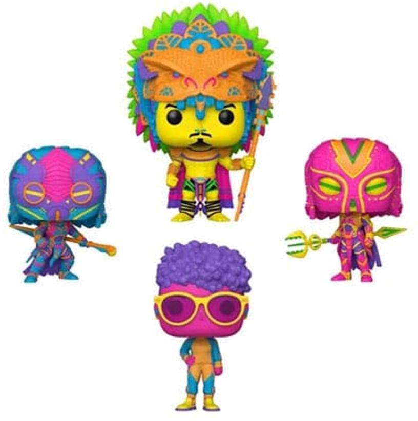 Figura Pop! Black Panther Wakanda Forever Pack De 4 Marvel - FUNKO