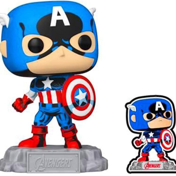 Figura Pop! A60 - Comic Capitan America Marvel - FUNKO