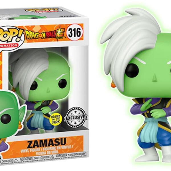Figura POP! Animation: Dragon Ball Z - Super Zamasu (Brilha no Escuro) - FUNKO