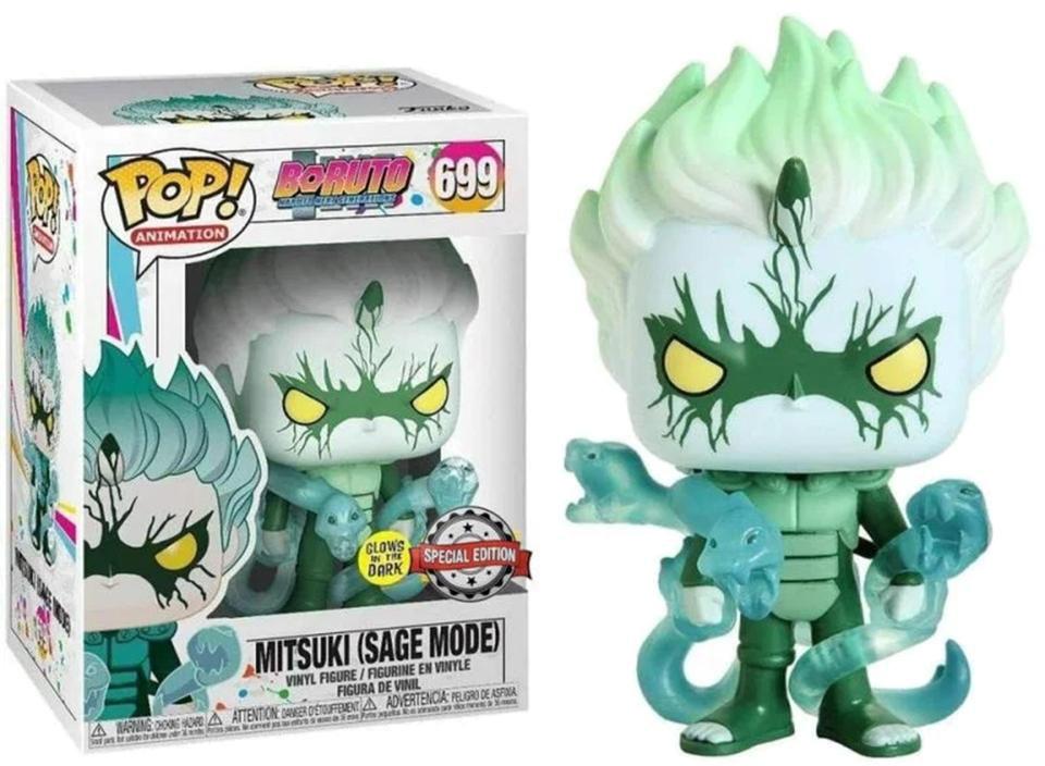 Figura POP! Boruto Mitsuki Sage Mode GITD Special Edition - FUNKO