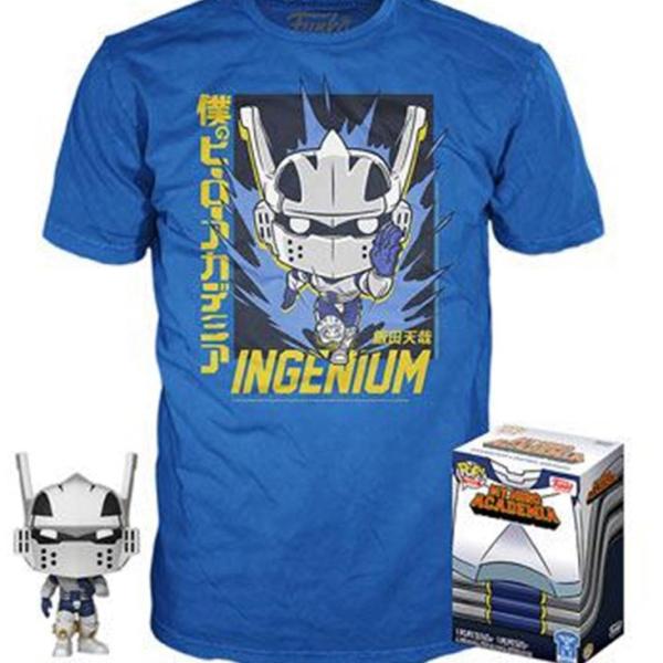 Figura Pop! Tenya Iida Ingenium (Full Mech Suit) c/ Camisola Tamanho L My Hero Academia - FUNKO