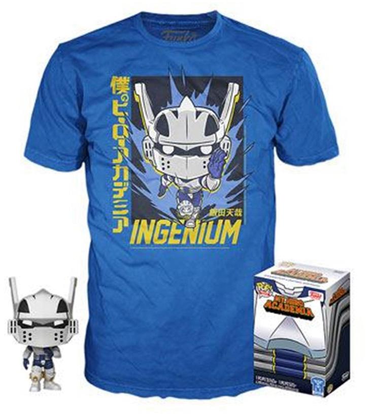 Figura Pop! Tenya Iida Ingenium (Full Mech Suit) c/ Camisola Tamanho L My Hero Academia - FUNKO