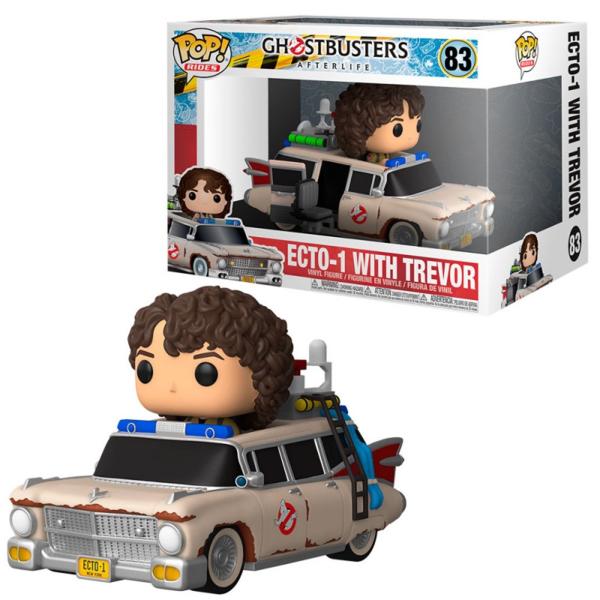 Figura Pop! Ecto 1 c/ Trevor Ghostbusters Afterlife - FUNKO