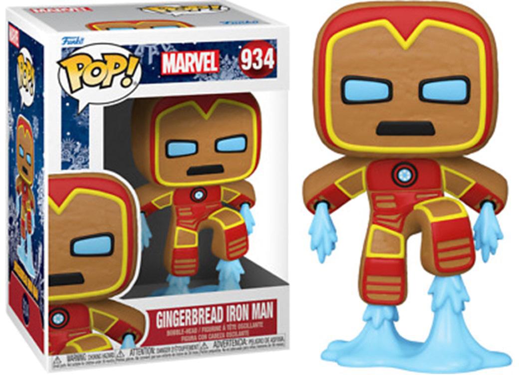 Figura POP! Marvel: Holiday - Gingerbread Iron Man - FUNKO