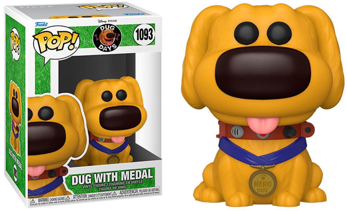 Figura POP! Disney: Dug Days - Dug w/ Medal - FUNKO