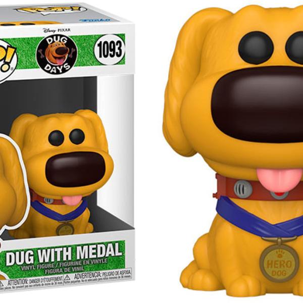 Figura POP! Disney: Dug Days - Dug w/ Medal - FUNKO