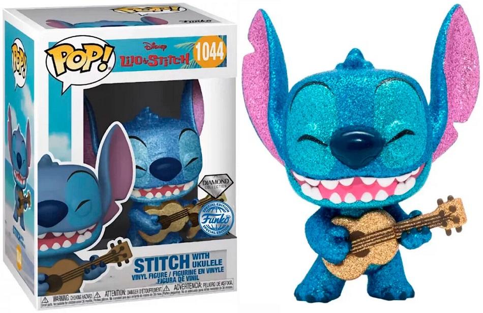 Figura Pop! Disney Lilo & Stitch - Stitch c/ Ukulele - FUNKO