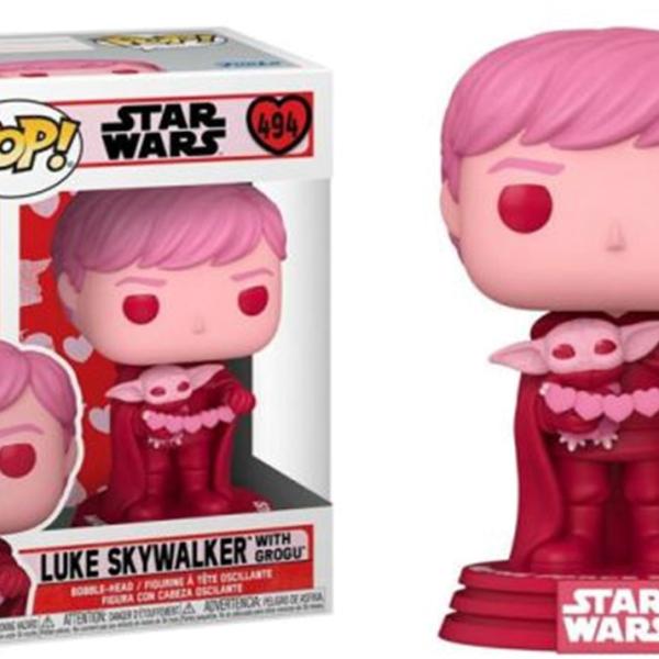 Figura POP! Star Wars: Valentines - Luke & Grogu - FUNKO