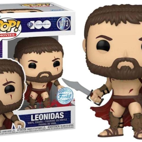 Figura POP! Movies: 300 - Leonidas (Bloody) - FUNKO
