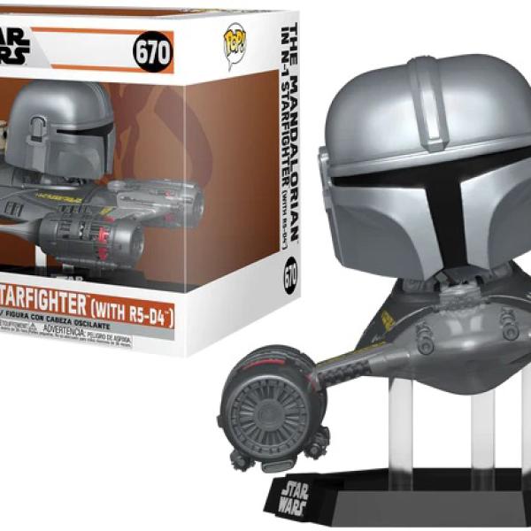 Figura Pop! The Mandalorian In N1 Starfighter Star Wars The Mandalorian - FUNKO