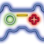 Luz Decorativa LED Neon Multicor em Forma de Gamepad - FOREVER