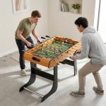Mesa de Matraquilho Dobrável Matraquilho com 22 Jogadores e 2 Placares para Crianças e Adultos 98x42x62,5 cm Madeira e Preto