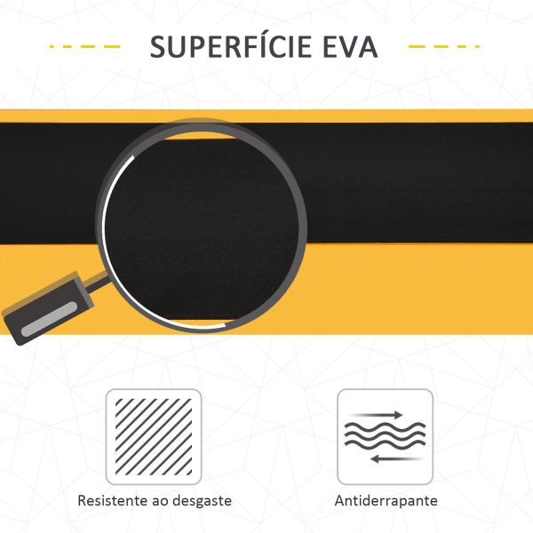 Cavalete de Serra com Patas Dobráveis Cavalete Metálico 2 Peças com Asa Tapete Antiderrapante Máx. 250kg Aço