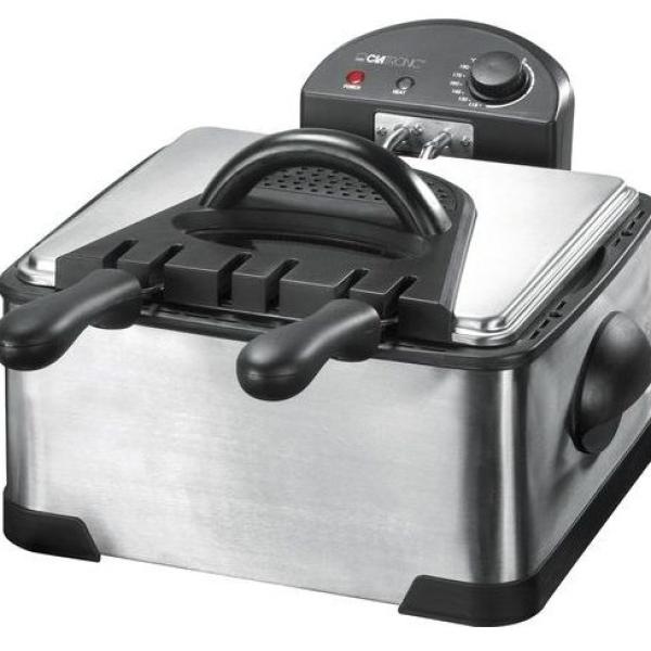 Fritadeira Eléctrica Dupla FR 3195 4L 2000W - CLATRONIC