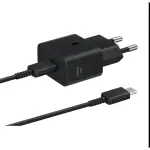 Carregador USB - C Fast Charging 25W c/ Cabo 1 metro (Preto) - SAMSUNG