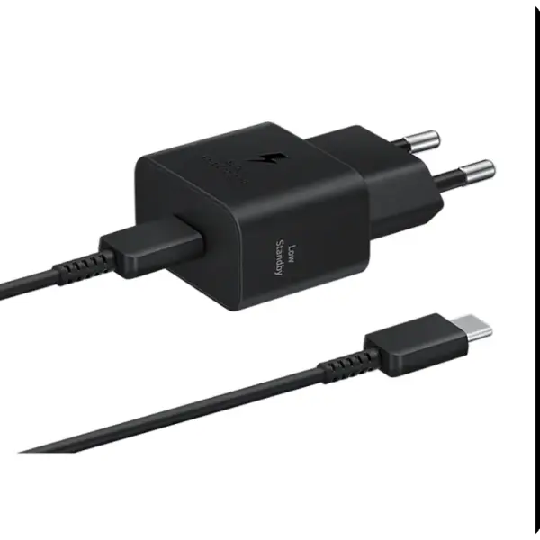 Carregador USB - C Fast Charging 25W c/ Cabo 1 metro (Preto) - SAMSUNG