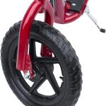 Trotinete para Crianças acima de 5 anos Scooter de 2 Rodas Grandes de 12 Polegadas com Freio e Guidão Ajustável em Altura Carga Máx. 50kg 120x52x80 - 88cm Vermelho