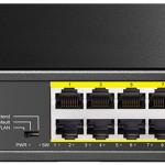 Switch de Rede 8 Portas 10/100Mbp PoE+ (Não - Gerido) - CUDY