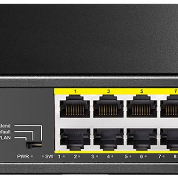 Switch de Rede 8 Portas 10/100Mbp PoE+ (Não - Gerido) - CUDY