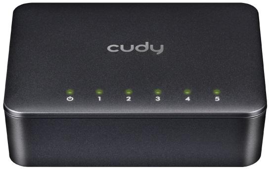 Switch de Rede 5 Portas 10/100Mbps UnManaged - CUDY