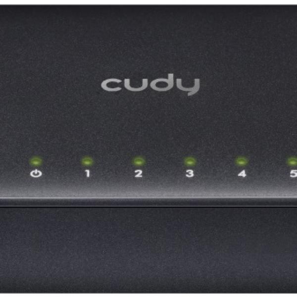 Switch de Rede 5 Portas 10/100Mbps UnManaged - CUDY