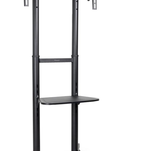 Suporte de Chão Ramsés c/ Rodas p/ Ecrãs 37~ 70 (Preto) - TOOQ