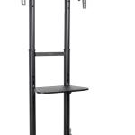 Suporte de Chão Ramsés c/ Rodas p/ Ecrãs 37~ 70 (Preto) - TOOQ