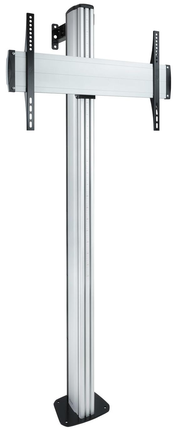 Suporte de Chão The Tower p/ Tv 37 a 70 Máx. 70Kg (Prateado) - TOOQ