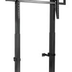Suporte Fixo de Chão/Parede Hiperion p/ TV 55 a 100 Máx. 120Kg (Preto) - TOOQ
