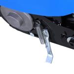 Trotinete Elétrica Dobrável para Crianças e Adolescentes acima de 7 Anos Velocidade de 10km/h Trotinete Elétrica com Guiador Ajustável e Freios Carga Máxima 50kg 78x37x89 - 95cm Azul