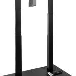 Suporte de Chão c/ Rodas e Regulação Elétrica de Altura e Inclinação p/ TVs até 84 (Preto) - TOOQ