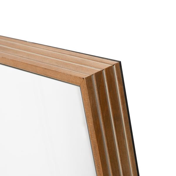 Espelho de Parede Espelho de Corpo Inteiro Estilo Moderno Decoração para Sala de Estar Dormitório Entrada 45x125 cm Madeira