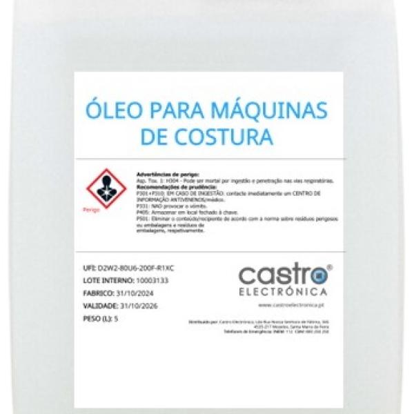 Óleo p/ Máquinas de Costura (5L) - ProFTC