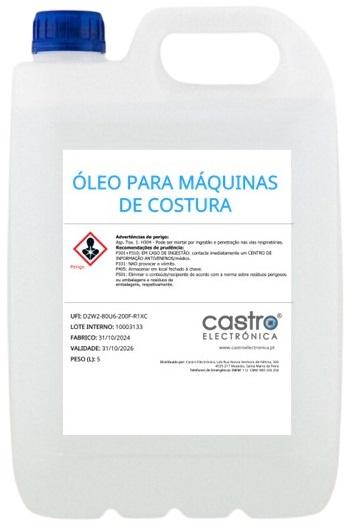 Óleo p/ Máquinas de Costura (5L) - ProFTC