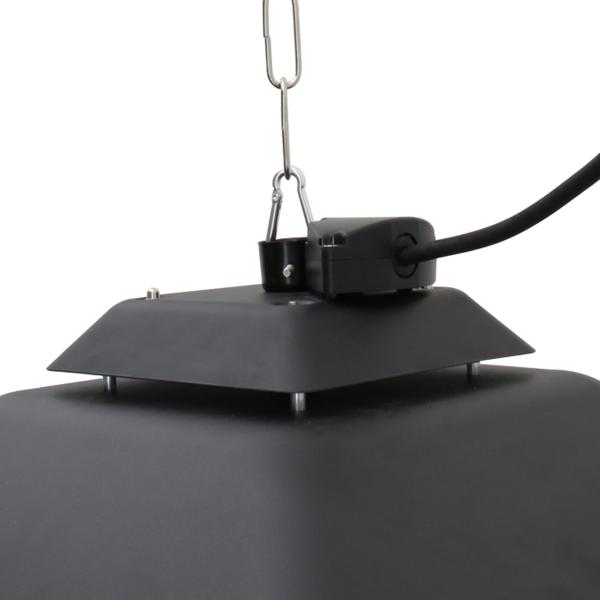 Aquecedor de Teto com Controlo Remoto 1000/2000W 43x43x25 cm