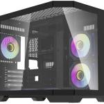 Caixa Micro - ATX + 6 Ventoinhas aRGB FT418 (Preto) - DARKFLASH