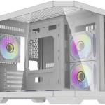 Caixa Micro - ATX + 6 Ventoinhas aRGB FT418 (Branco) - DARKFLASH